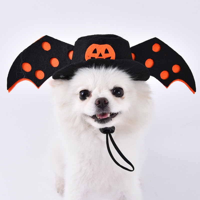 Pet Costume Accessory  Halloween Dog Bat Hat